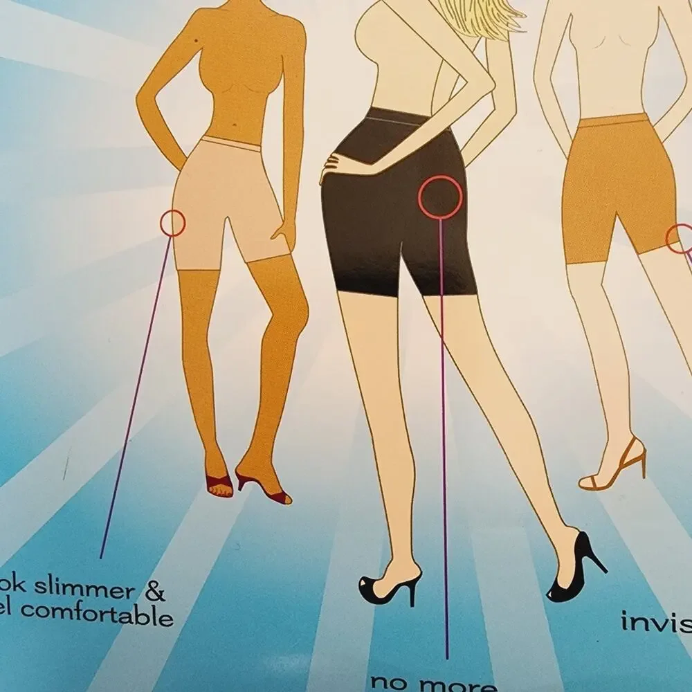 Spanx Power Panties High Waisted Mid Thigh Shapewear Shorts Cocoa Size A NWT
